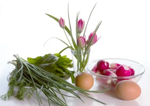 Spring still life Stock Photos