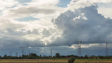 Spring storm 1 Stock Footage 321654695