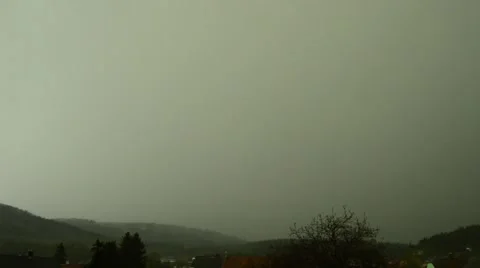 Spring storm Stock Footage 49545380