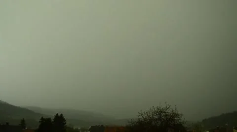 Spring storm Stock Footage 49545391