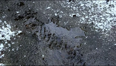 Spring stream bursts out of the ground Stock Footage 140780802