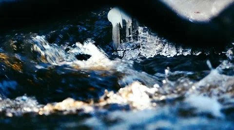 Spring stream slomo Stock-Footage 47937606