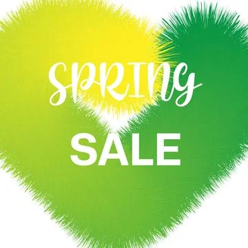 Spring-summer background, the concept of grass, greenery, flowering Stock Illustration