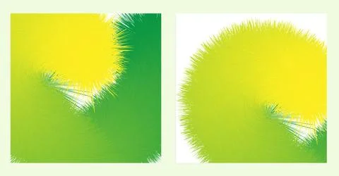 Spring-summer background, the concept of grass, greenery, flowering Stock Illustration