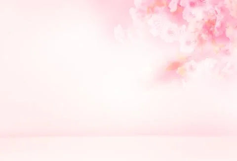 Spring summer blurred light pink background with shadow of the tree leaves .. Stock-Fotos
