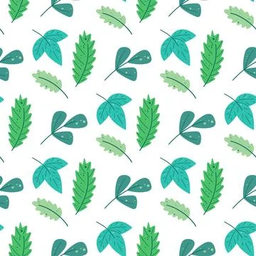 Spring summer foliage background vector graphic Stock Illustration
