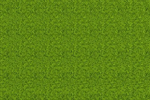 Spring, summer. Green lawn texture - 3D Illustration Ilustração Stock