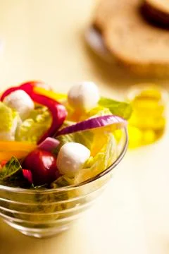 Spring Summer Salad Stock Photos