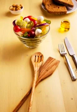 Spring Summer Salad Stock Photos
