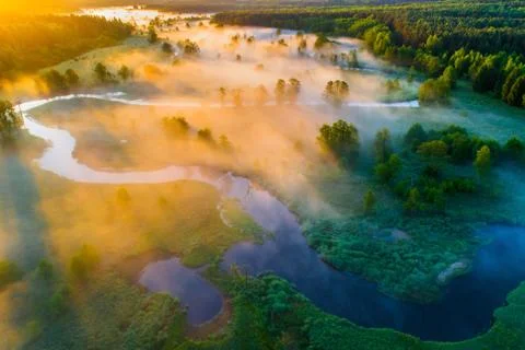 Spring sunrise Stock-Fotos