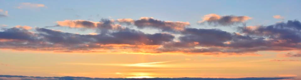 Spring sunset Stock Photos