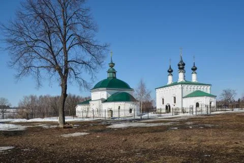 Spring in Suzdal. Foto stock