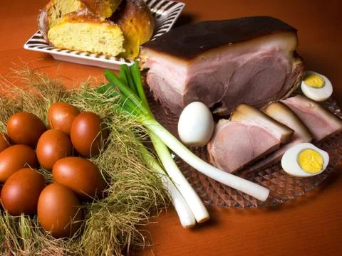 Spring table Stock Photos