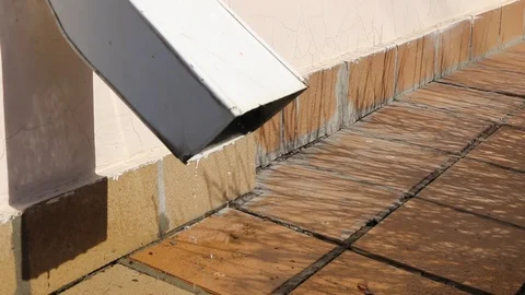 Spring thaw drops Video stock 105807159