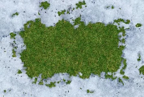 Spring thaw Stock Illustration