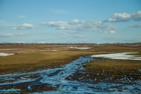 The spring thaw Stock Photos