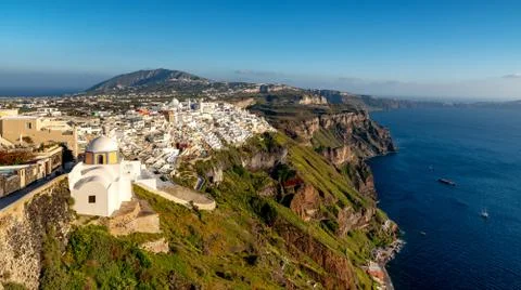 Spring in Thira Stock Photos