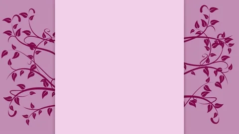 Spring time. Abstract plants background.  Animated illustration and copy spac Stock Footage 168102784