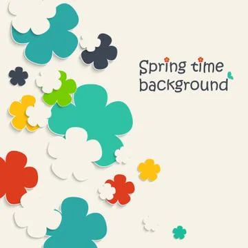 Spring time background Stock Illustration
