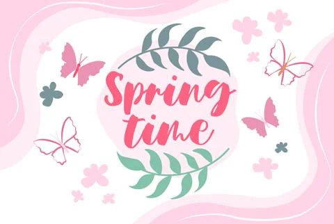 Spring time background Stock Illustration