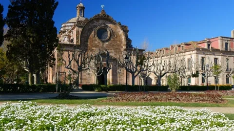Spring time in Barcelona, Spain 스톡 동영상 56695418