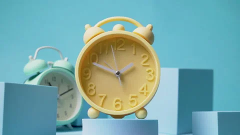 Spring time change 2023, daylight saving time spring forward: This stock footage Stock-Footage 233579408