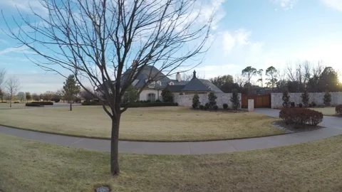 Spring time in the city. First signs of spring. Blooming trees. Stock Footage 87082937