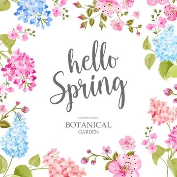Spring time concept Stock Illustration