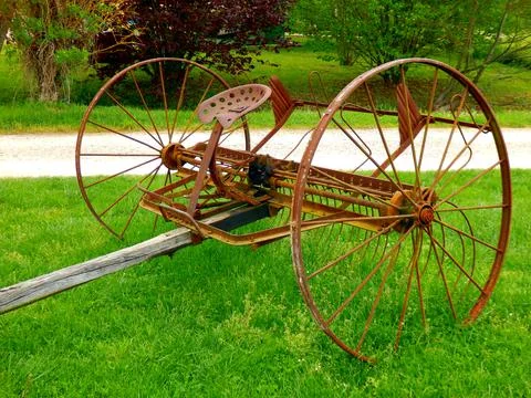 Spring Tine Harrow Stock Photos