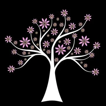 Spring Tree Stock Illustration