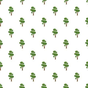 Spring tree pattern Stock Illustration