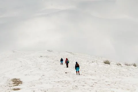 Spring trekking in the mountains Stock Photos