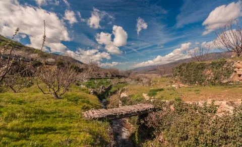 Spring in the valley Fotos de archivo
