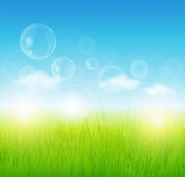 Spring Vector Background Stock Illustration