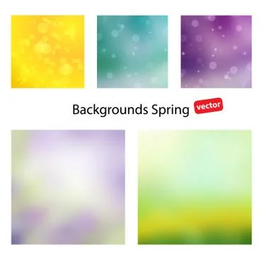 Spring vector backgrounds Stock Illustration