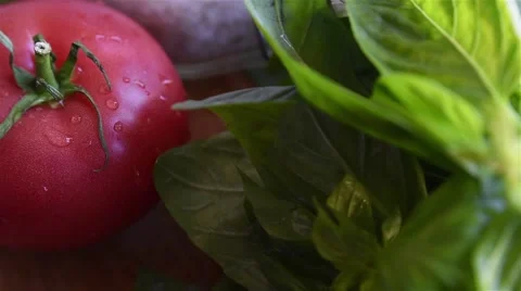 Spring vegetables closeup Stock Footage 51162886