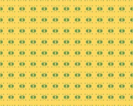 Spring vibrant tulip contour tile using forest-inspired ornamental tile and.. Stock Illustration