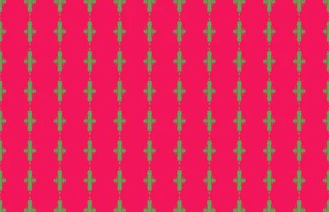 Spring vibrant tulip stroke-based surface pattern with botanical contour pa.. Stockillustratie