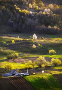 Spring view in Moldova Stock Photos