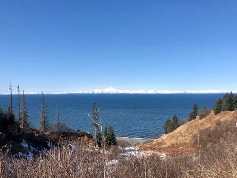 Spring views from Alaska Foto stock