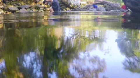 A spring in Wales Stock Footage 142274340