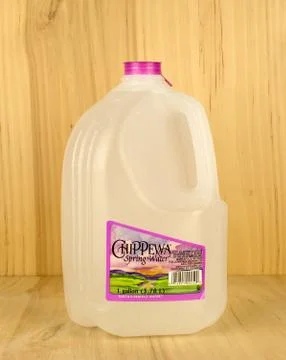 Spring water container. Photos