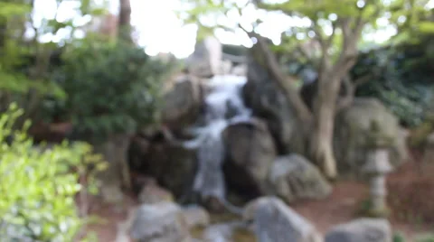 Spring Water Flowing Blurry Background Stock Footage 39910507