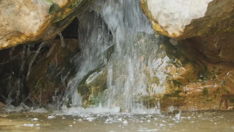 Spring water Stock Footage 244406476