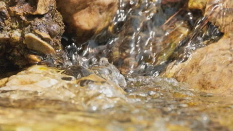 Spring water Stock Footage 244406552