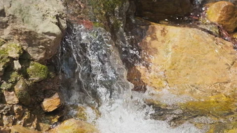 Spring water Stock Footage 244407391