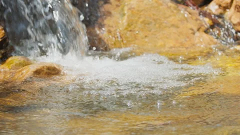 Spring water Stock Footage 244408627