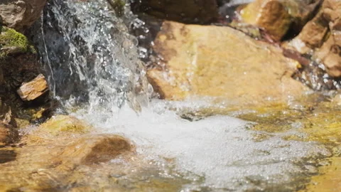 Spring water Stock Footage 244408767