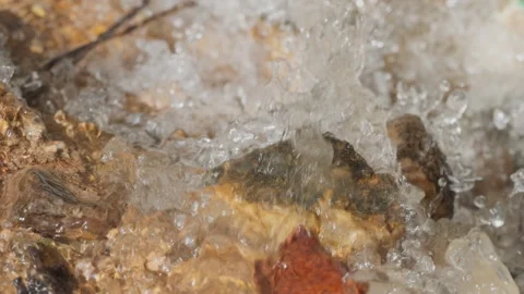 Spring water Stock Footage 244408889