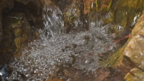 Spring water Stock Footage 244409387